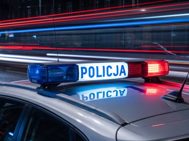 Kierowca Audi z prędkością 134 km/h w terenie zabudowanym stracił prawo jazdy w Ostrowie