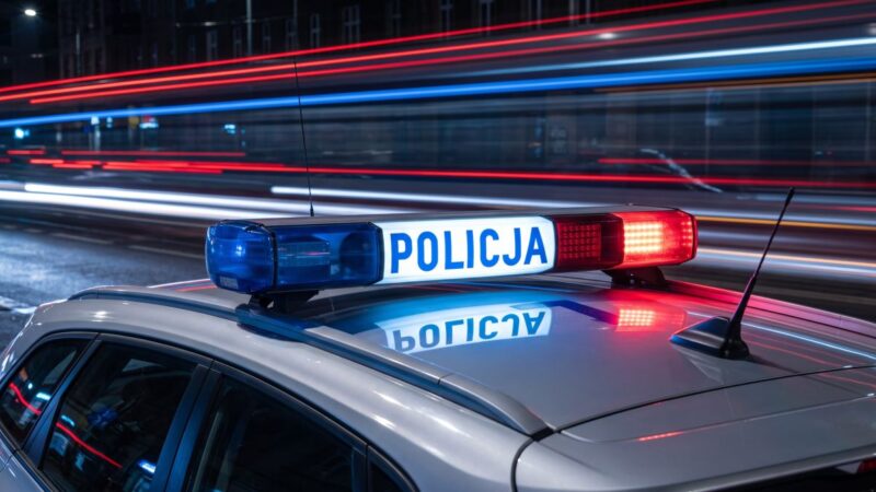Kierowca Audi z prędkością 134 km/h w terenie zabudowanym stracił prawo jazdy w Ostrowie